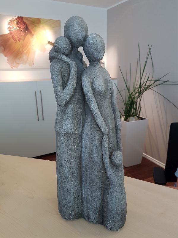 Skulptur Familie